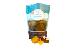 SPICY HABANERO SWEET GARLIC PICKLES