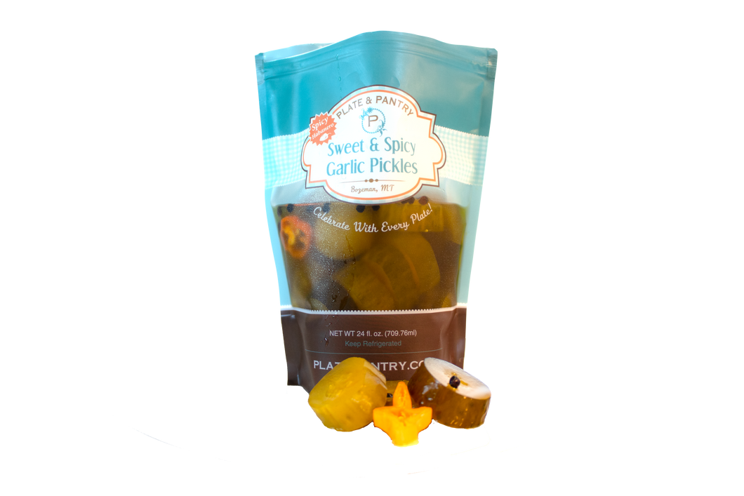 SPICY HABANERO SWEET GARLIC PICKLES